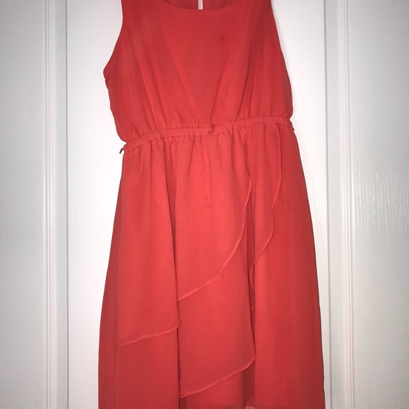 Peachy-orange dress - Picture 4 of 6